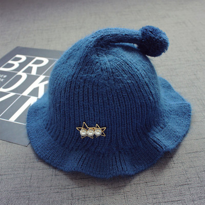 Стилна ежедневна шапка за момичета с перли