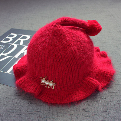 Стилна ежедневна шапка за момичета с перли