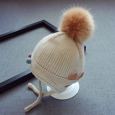 Плетена шапка за момичета и момчета