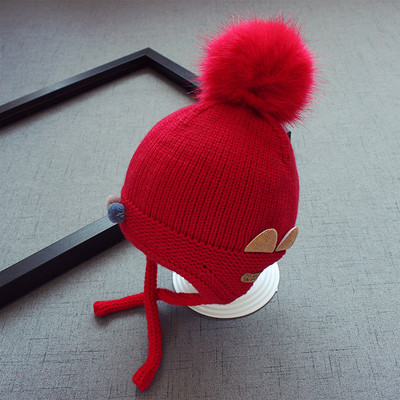 Плетена шапка за момичета и момчета