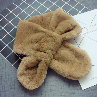 Стилен плюшен детски шал в много цветове