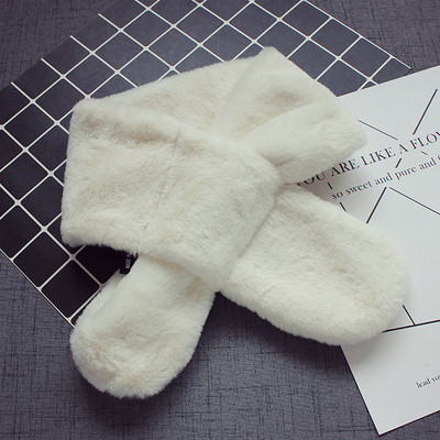 Стилен плюшен детски шал в много цветове