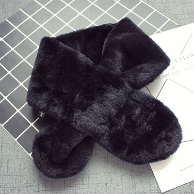 Стилен плюшен детски шал в много цветове