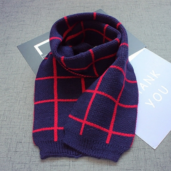 Стилен вълнен детски шал в няколко цвята