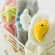 Плюшен детски шал с 3D декорация в различни цветове