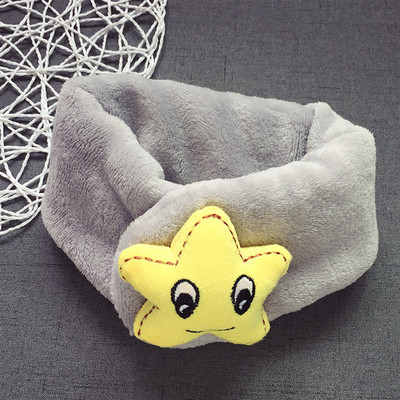 Детски шал за момичета и момчета в няколко цвята с декорация