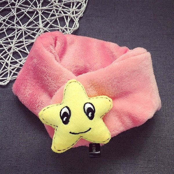 Детски шал за момичета и момчета в няколко цвята с декорация