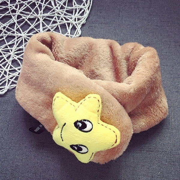 Детски шал за момичета и момчета в няколко цвята с декорация