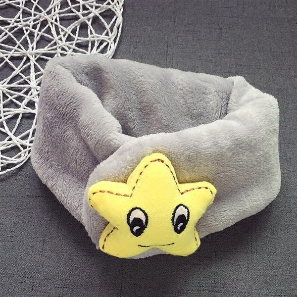 Детски шал за момичета и момчета в няколко цвята с декорация