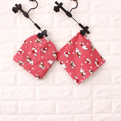 Детски зимен комплект с принт - шал + шапка в много цветове