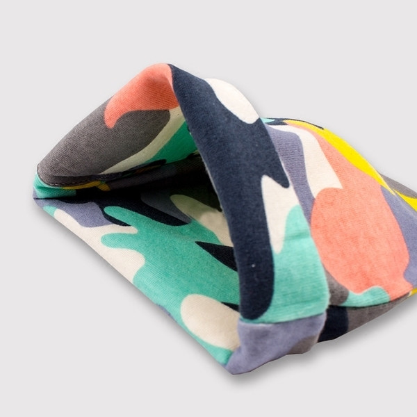 Детски зимен комплект с принт - шал + шапка в много цветове