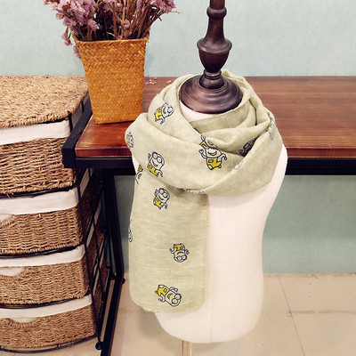 Детски шал с принт в много различни цветове, подходящи за зимата