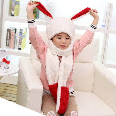 Интересен комплект детски шал,шапка + ръкавици в различни цветове