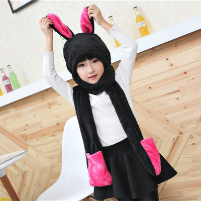 Интересен комплект детски шал,шапка + ръкавици в различни цветове