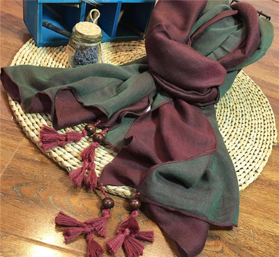 Стилен ежедневен цветен дамски шал в няколко цвята