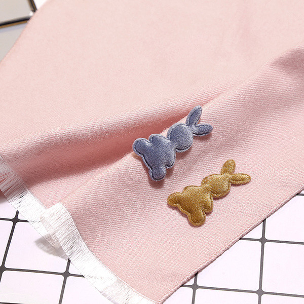 Стилен памучен зимен шал за деца в различни цветове, подходящ за ежедневие