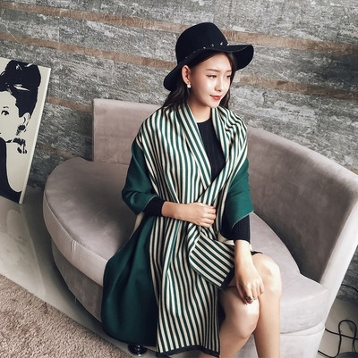 Модерен есенно-зимен дамски дълъг шал в различни цветове