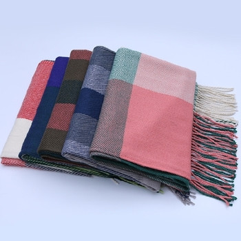 Ежедневен топъл и мек дамски шал в различни цветове