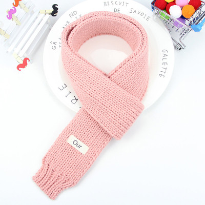 Зимен детски шал за момичета и момчета в семпъл модел