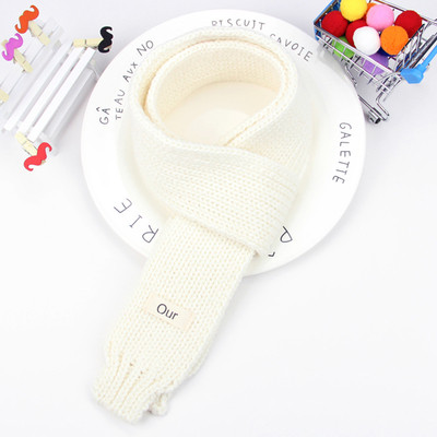 Зимен детски шал за момичета и момчета в семпъл модел