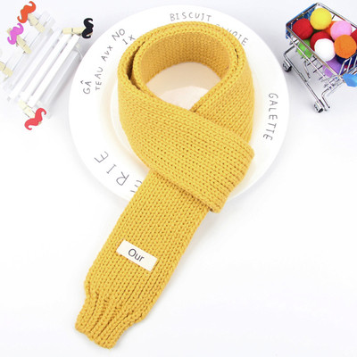 Зимен детски шал за момичета и момчета в семпъл модел