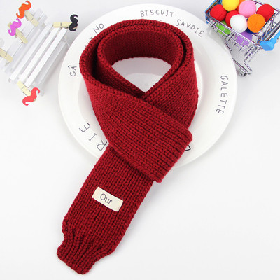 Зимен детски шал за момичета и момчета в семпъл модел