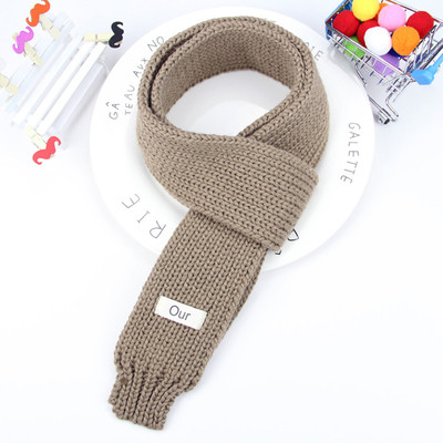 Зимен детски шал за момичета и момчета в семпъл модел