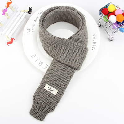 Зимен детски шал за момичета и момчета в семпъл модел