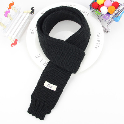 Зимен детски шал за момичета и момчета в семпъл модел