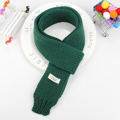 Зимен детски шал за момичета и момчета в семпъл модел