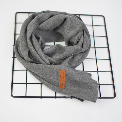 Стилен изчистен модел детски шал в няколко цвята