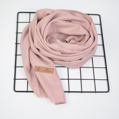 Стилен изчистен модел детски шал в няколко цвята