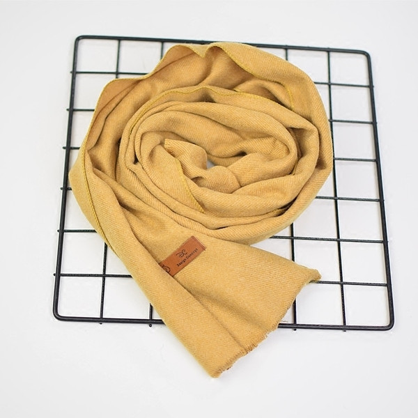 Стилен изчистен модел детски шал в няколко цвята