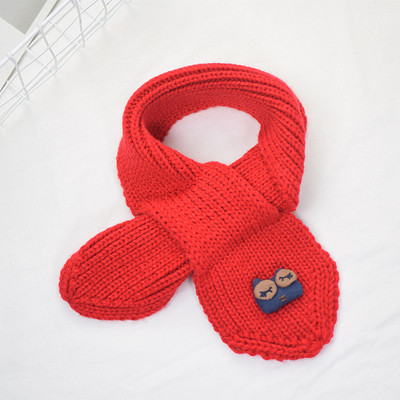 Плетен детски шал унисекс с щампа