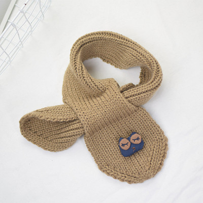 Плетен детски шал унисекс с щампа