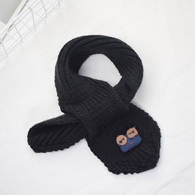 Плетен детски шал унисекс с щампа
