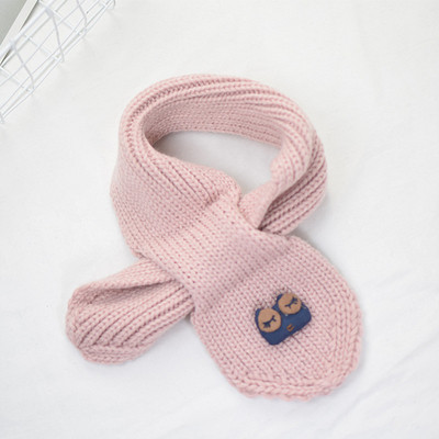 Плетен детски шал унисекс с щампа