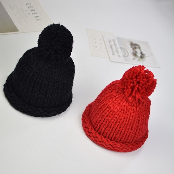 Зимна плетена шапка за момчета и момичета