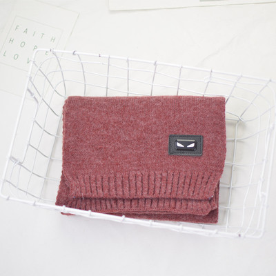 Зимен семпъл детски шал с щампа