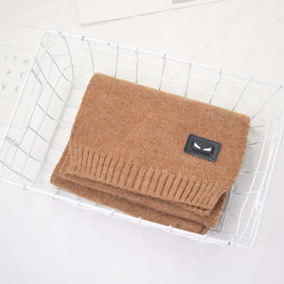 Зимен семпъл детски шал с щампа