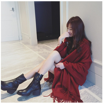 Καθημερινά μαλακά και ζεστά κασκόλ κυρίες σε επτά χρώματα