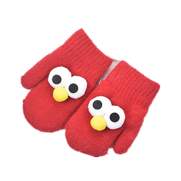 Детски ръкавици с 3D декорация подходящи за зимата