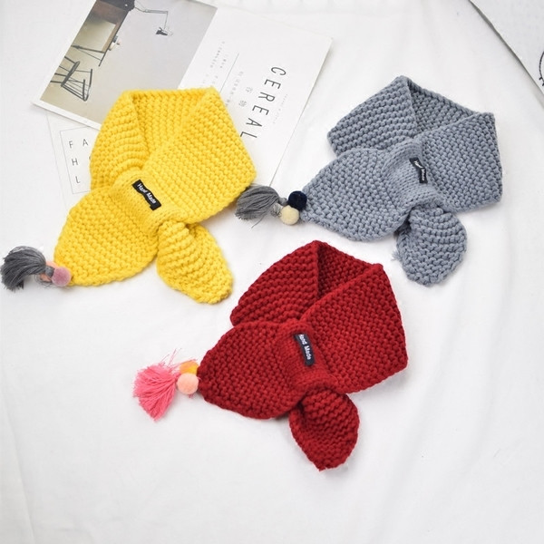 Πλεκτό χειμωνιάτικο κασκόλ  για κορίτσια και αγόρια