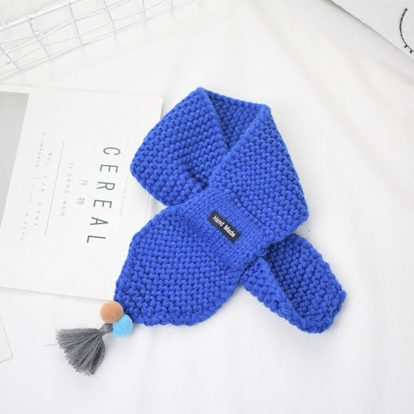 Πλεκτό χειμωνιάτικο κασκόλ  για κορίτσια και αγόρια