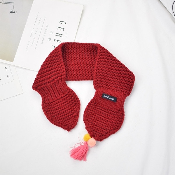 Πλεκτό χειμωνιάτικο κασκόλ  για κορίτσια και αγόρια