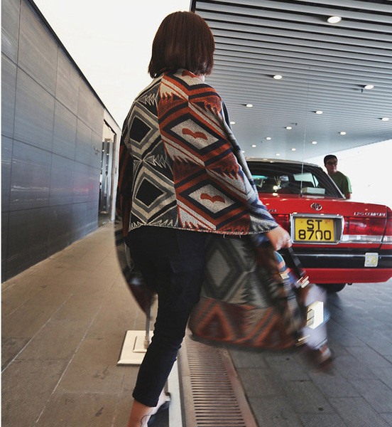 Дълъг дамски зимен шал в три цвята