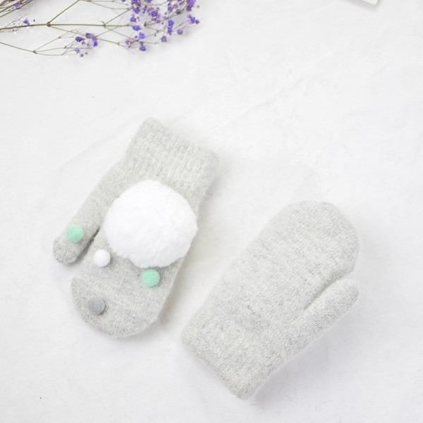 Παιδικά γάντια για κορίτσια και αγόρια με μπάλες