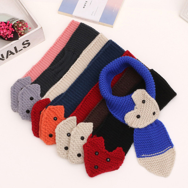 Детски плетен шал - унисекс