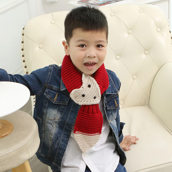 Детски плетен шал - унисекс