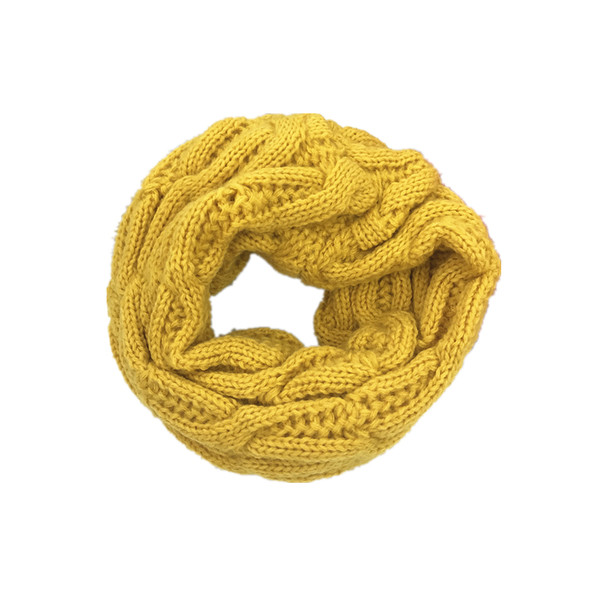 Плетен кръгъл шал - унисекс